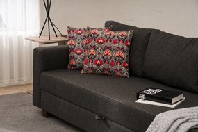 3 személyes kanapéágy Aly - Antracit