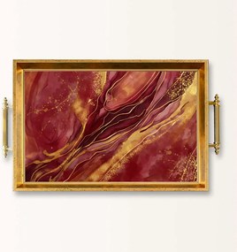 Üveg tálca, 38×24 cm – TPEA10021