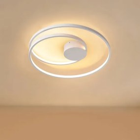 Brilagi - dimmelhető LED mennyezeti lámpa TWISTER LED/48W/230V, Ø 50 cm, fehér + távirányító