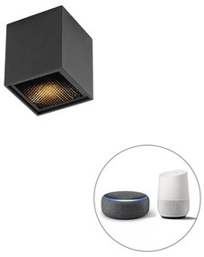 Okos design spot fekete, WiFi-vel, GU10 - Qubo Honey
