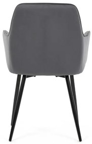 Szürke Bársony Étkezőszék. DCH-215 GREY4