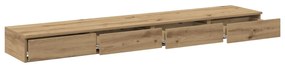 Éjjeli fiókok Mesteri tölgy 200x36.5x16.5 cm Mérnöki fa
