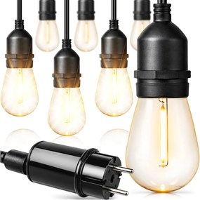 Kerti Fényfüzér Led Kerti Lámpa 20 Led