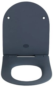 Sedilo Grey szürke WC-ülőke, 45,2 x 36,2 cm - Wenko