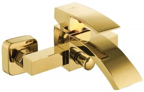 Mexen Libra fürdőkád csaptelep, arany - 745130-50