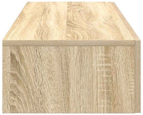 Falipolc fiókokkal sonoma tölgy 100x36x19 cm műszaki fa