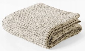 Pamut ágytakaró, pléd 260x280 VitalHome Caffe Latte C8539