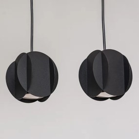 GAMBIT kábeles csillár 4xGU10/10W/230V fekete