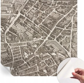 Öntapadós Stílusos Dekoratív Fotótapéta Városi labirintus 250x250 cm