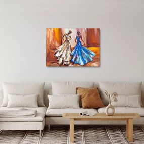Kép - táncos, olajfestmény (70x50 cm)