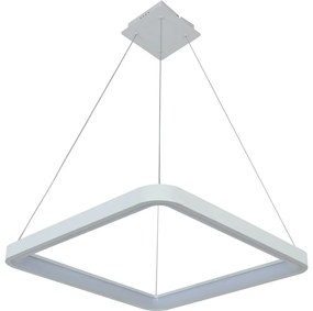 Brilagi - LED, fényerőszabályozható kábeles csillár FALCON SLIM LED/50W/230V 50x50 cm fehér + távirányító