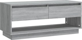 vidaXL szürke sonoma színű szerelt fa TV-szekrény 102x41x44 cm