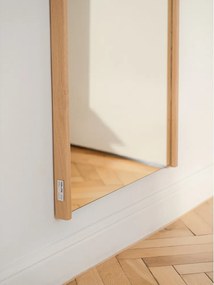 Fali tükör tömörfa kerettel 60x160 cm Lun – noo.ma