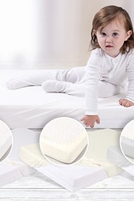 Bambus gumis lepedő gyerekágyba, ekrü