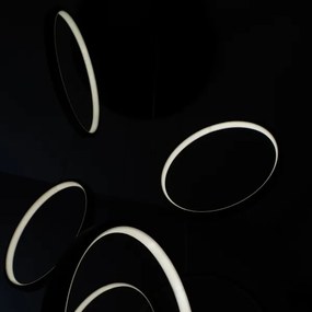 Brilagi - ECHO LED függeszték kábelen, 80 W, 230 V, 4000 K, átm. 50 cm, fekete