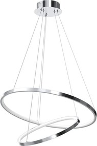 MILAGRO ML1550 HOOP Modern Led Függesztett Lámpa Króm LED IP20