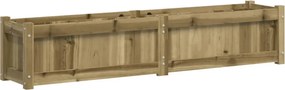 vidaXL impregnált fenyőfa virágláda 150x31x31 cm