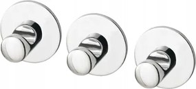 Fürdőszobai akasztó öntapadós törölközőtartó 2kg-ig 3db Ikea Skoghal