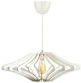 Fehér 1xE27/60W/230V mennyezeti lámpa, 47 cm átmérővel