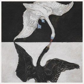 Reprodukció The Swan No.12, Hilma af Klint