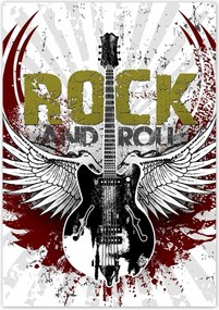 Poszterek 70x100 Rock And Roll GitĂĄr
