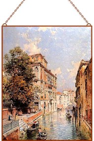 Unterberger-Venice üvegkép, falikép