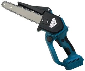 Akkus 8"-os kézi mini fűrész NAKIDA HT-6602-2 olajkenéssel + 2x akkumulátor + 2x lánc + koffer