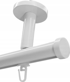 Mennyezeti Sínkarnis Alumínium 20mm Fehér 300cm biztosítótű