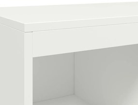 fehér acél magasszekrény 68x39x111,5 cm