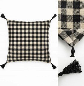 Dekoratív Lenvászon Párnahuzat 40x40 Hímzett Bevonattal Jancsi Párna