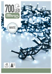 Twinkle karácsonyi fényfüzér, fehér, 700 LED-es, M