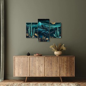 Kép - Türkiz éjszaka (90x60 cm)