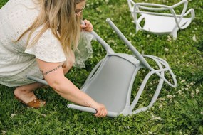 Terrakotta színű műanyag szék KATO