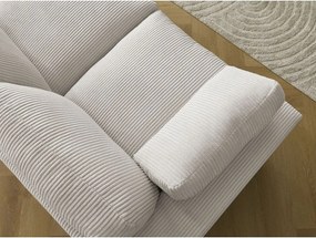 Bézs kordbársony sarokkanapé Belair – Bobochic Paris