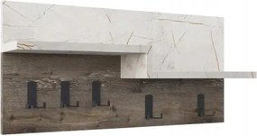 Houseland Harmon Lagina kabáttartó szürke kő/sötét kávé