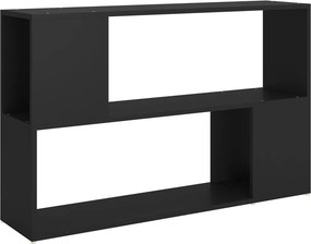 vidaXL fekete szerelt fa könyvszekrény 100 x 24 x 63 cm