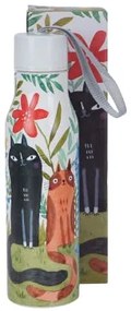 Cicás Duplafalú rozsdamentes acél hőtartó termosz 500 ml Garden Felines