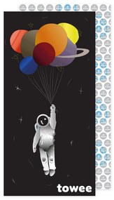 Towee SPACE BALLOON gyorsan száradó törölköző, 80 x 160 cm