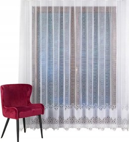 Kész Függöny Szalaggal , Hosszú Csíkos Minta Az Alján 500x240