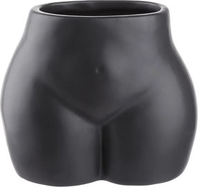 BOODY váza/kaspó 15cm, fekete
