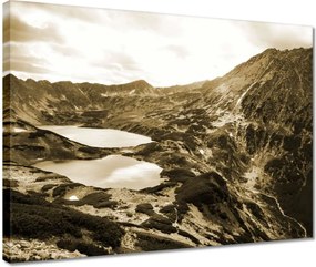 Vászonkép 40x30 Tátra Lengyel hegyek Kilátás