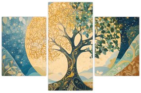 Kép – Életfa a holdban (90x60 cm)