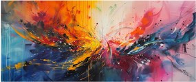 Kép - Színes absztrakció (120x50 cm)