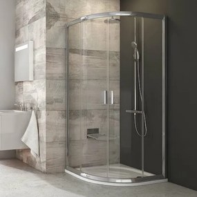 Ravak Blix 90x90 cm-es negyedkör alakú zuhanykabin 3b270c00z1 BLCP490TBR