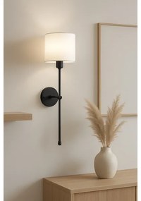 Fali lámpa MADELA 1xE14/40W/230V fehér/fekete