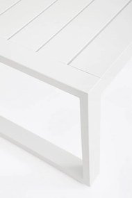 Fehér alumínium négyszemélyes kerti lounge szett Kallen – Bizzotto