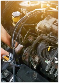 Poszterek 50x70 Autójavítás vezetés előtt