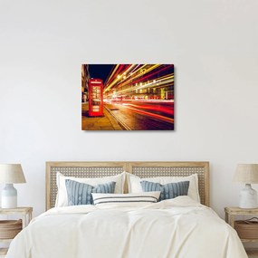 Piros londoni telefonfülke képe (70x50 cm)