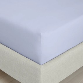 Levendula színű gumis pamut-perkál lepedő 135x190 cm Cotton Percale – Bianca