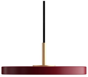 Piros LED függőlámpa fém búrával ø 15 cm Asteria Micro – UMAGE